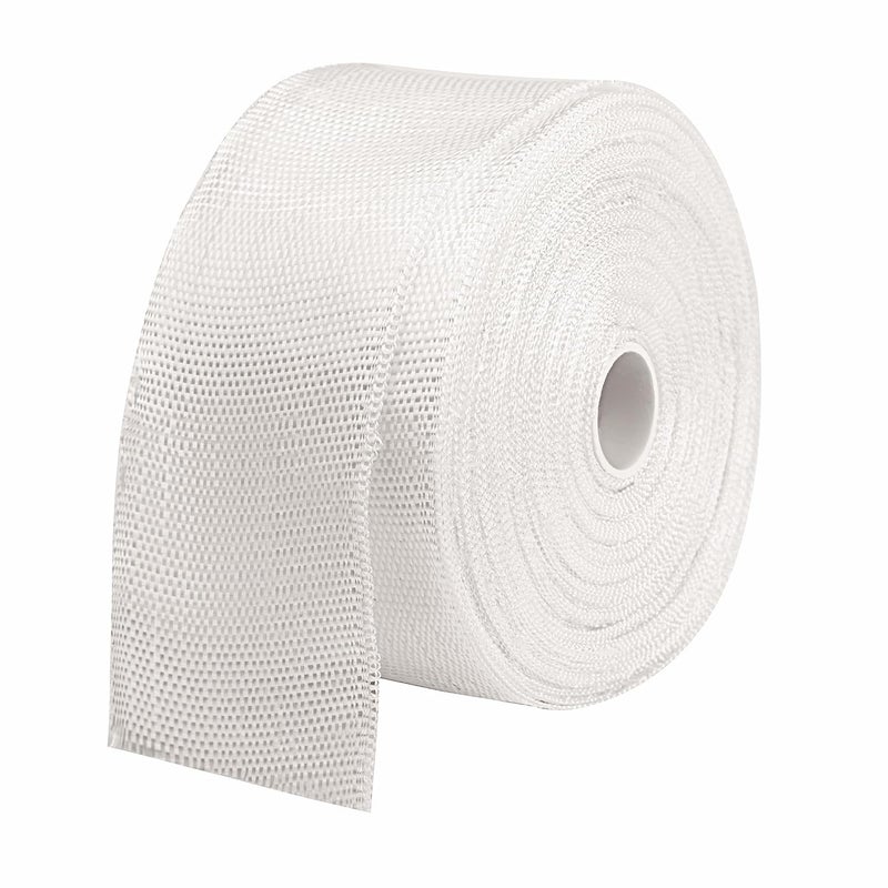 SICCOMA Fiberglass Cloth Roll Non Adhesive Woven Fiberglass Mesh Tape Fiberglass Insulation Tape Plain Weave Fiberglass Cloth Tape for Reinforced Repair Winding, Seams, Boat, Molding (2 in x 99 FT) - Image 2